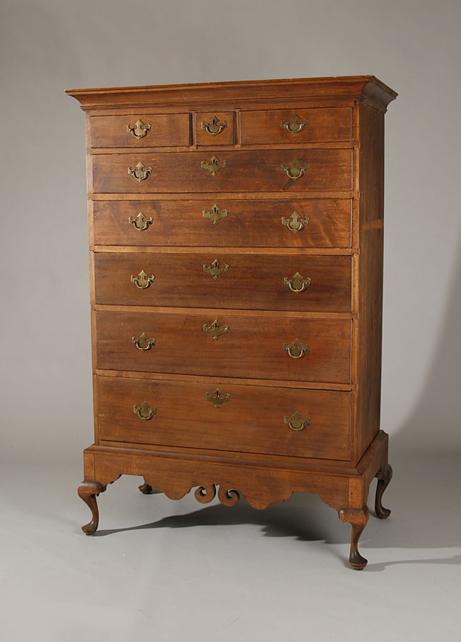 antique Dunlap chest on frame