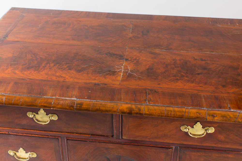 An exceptionally rare Boston area dressing table