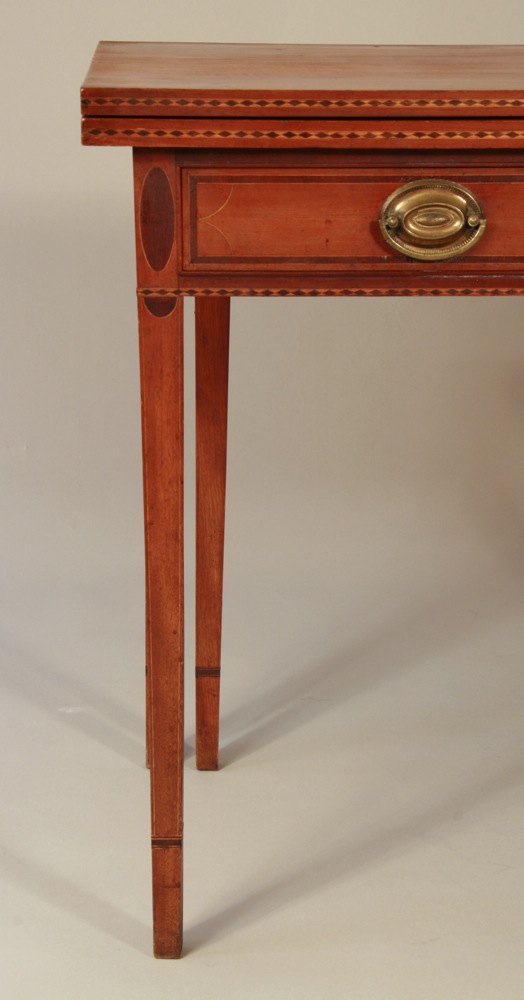 antique Hepplewhite card table